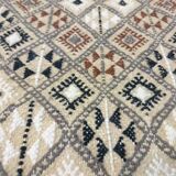 Handmade multicolored carpet, 75x144cm