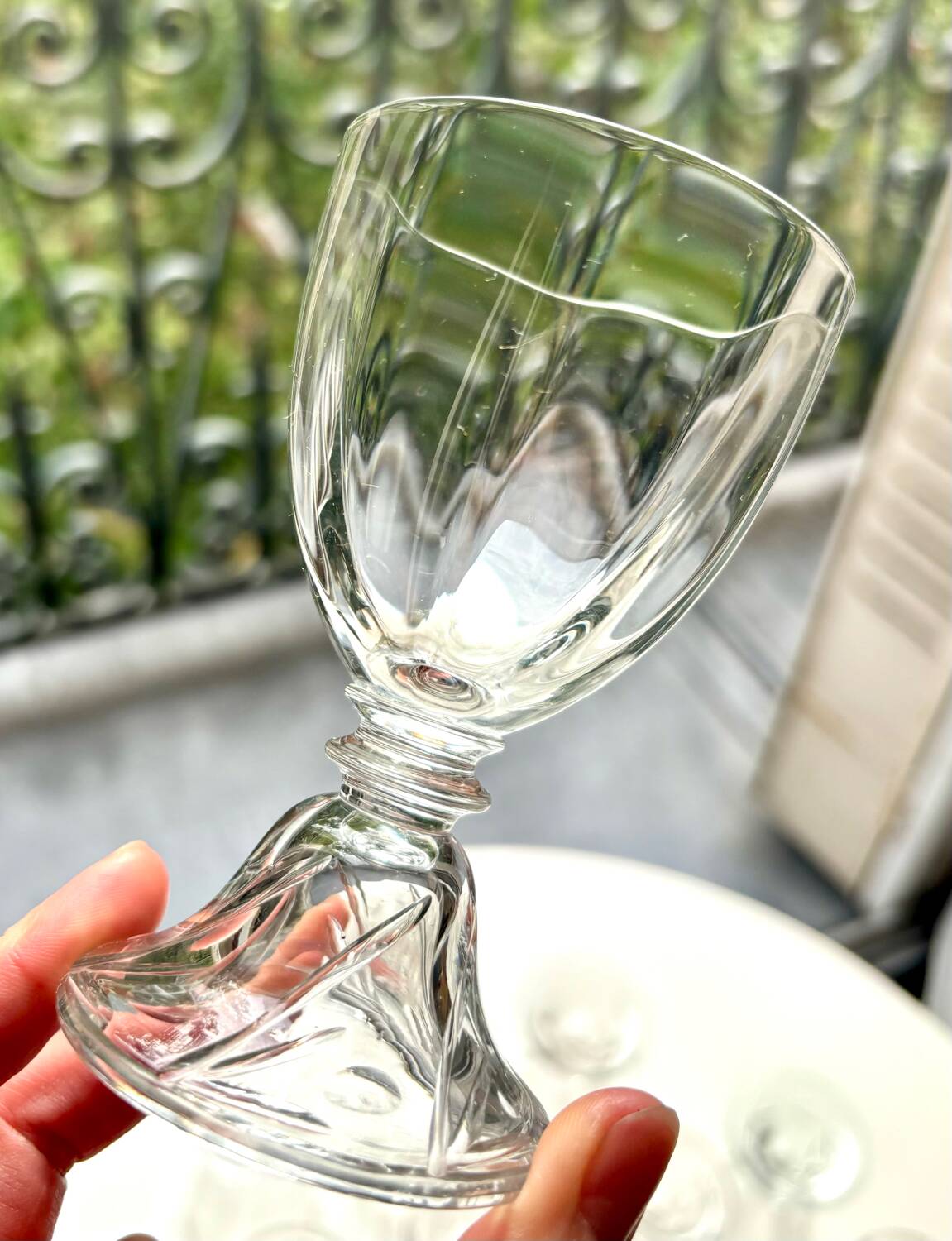 Verres Saint Louis Crystal modèle Cluny