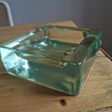 Ashtray glass paved Art deco