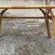1970s rattan dining table