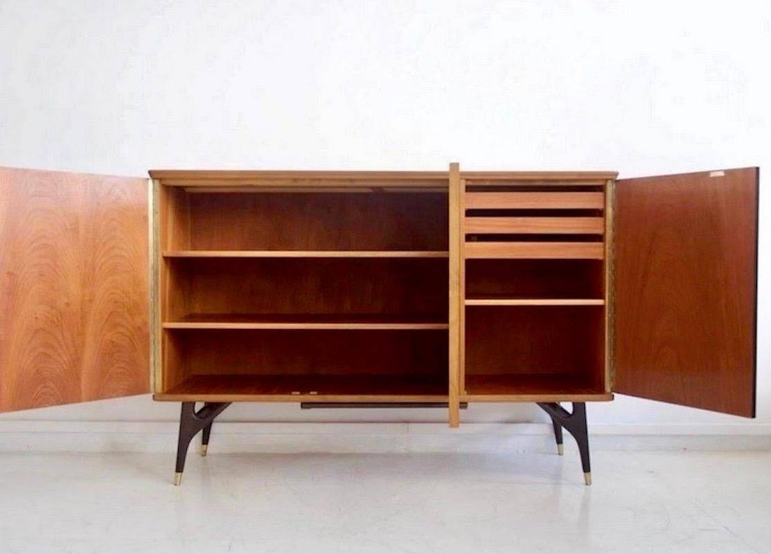Buffet scandinave en hêtre et teck de Tabergs Mobler
