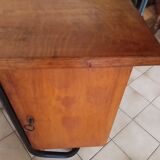 Vintage metal wooden desk and frame