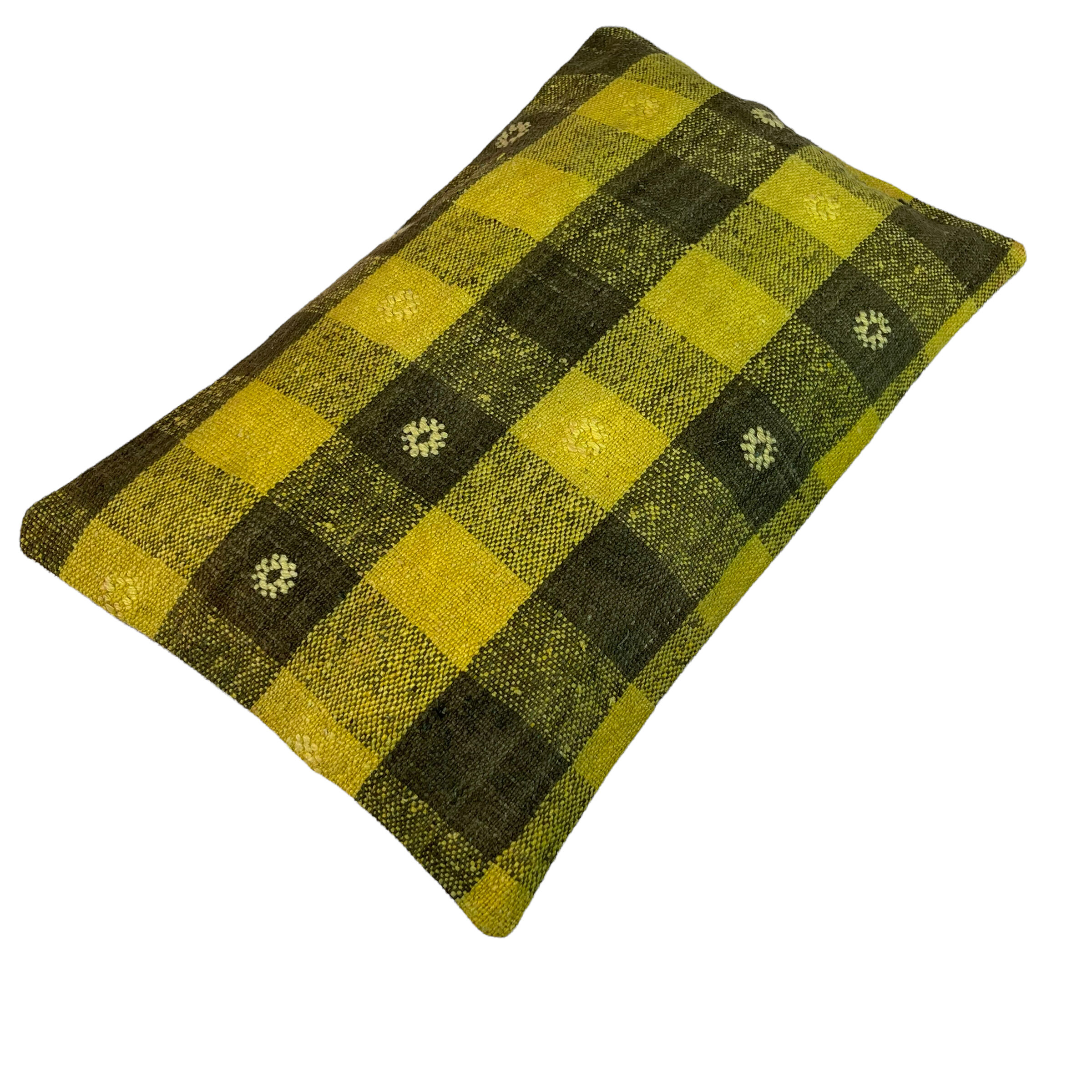 Vintage turkish kilim cushion cover, 30 x 50 cm