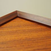 Cabinet d'angle en teck, design danois, années 1970, production : Danemark