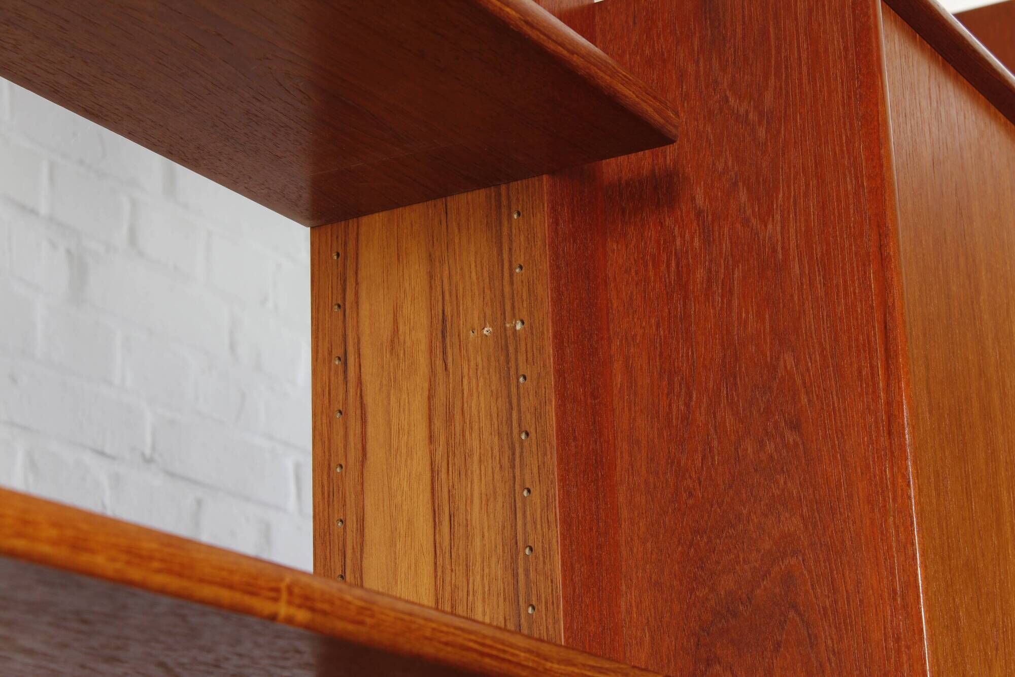 Teak cabinet shelf wall unit RT Möbel Ristenpatt design vintage