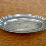 Miniature pewter dish for dinette