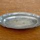 Miniature pewter dish for dinette