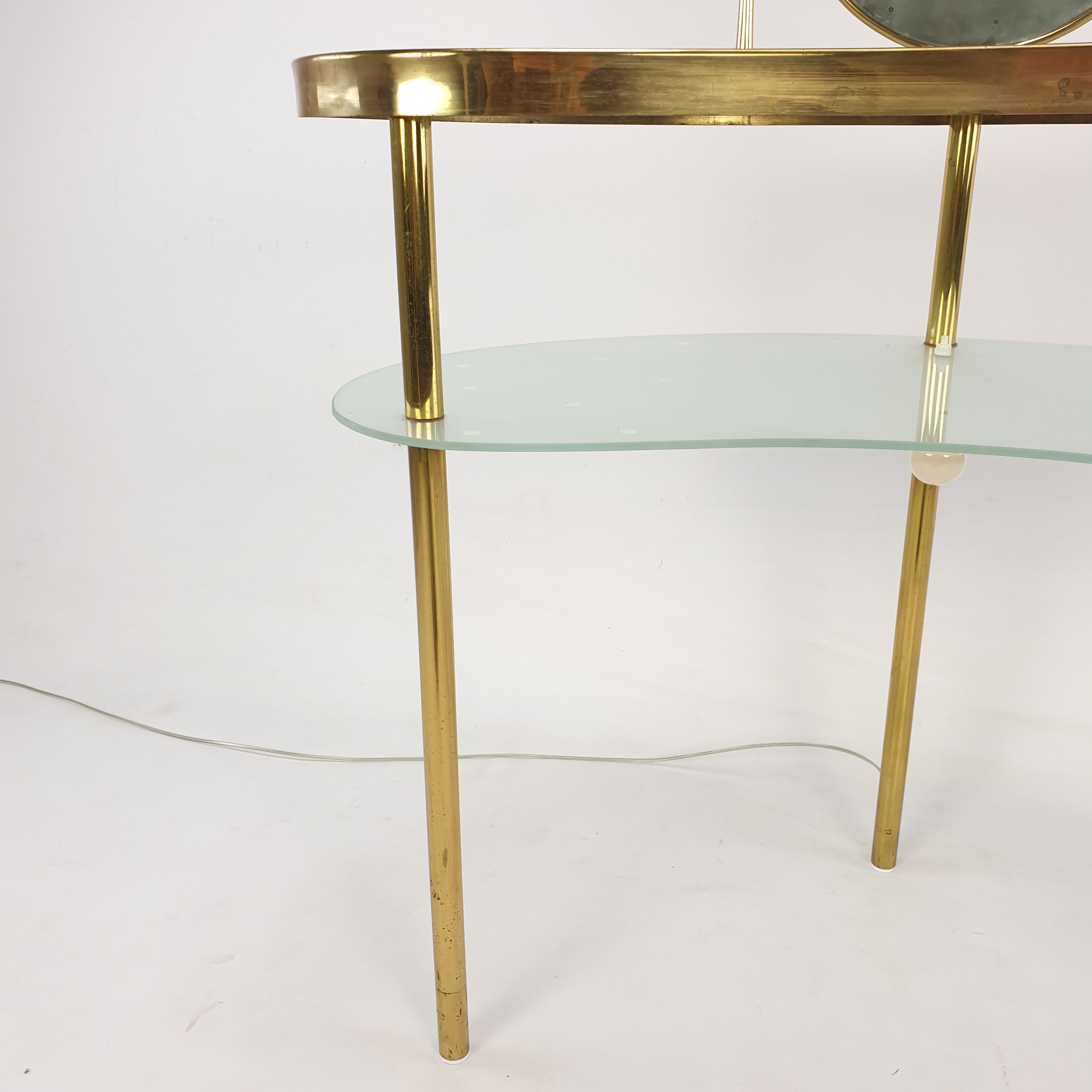 Luigi Brusotti dressing table with mirror, Italy 1940's