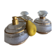 Trio of glass toiletries