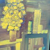 Table in still life abstraction