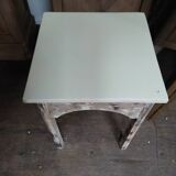 Solid wood stool square seat