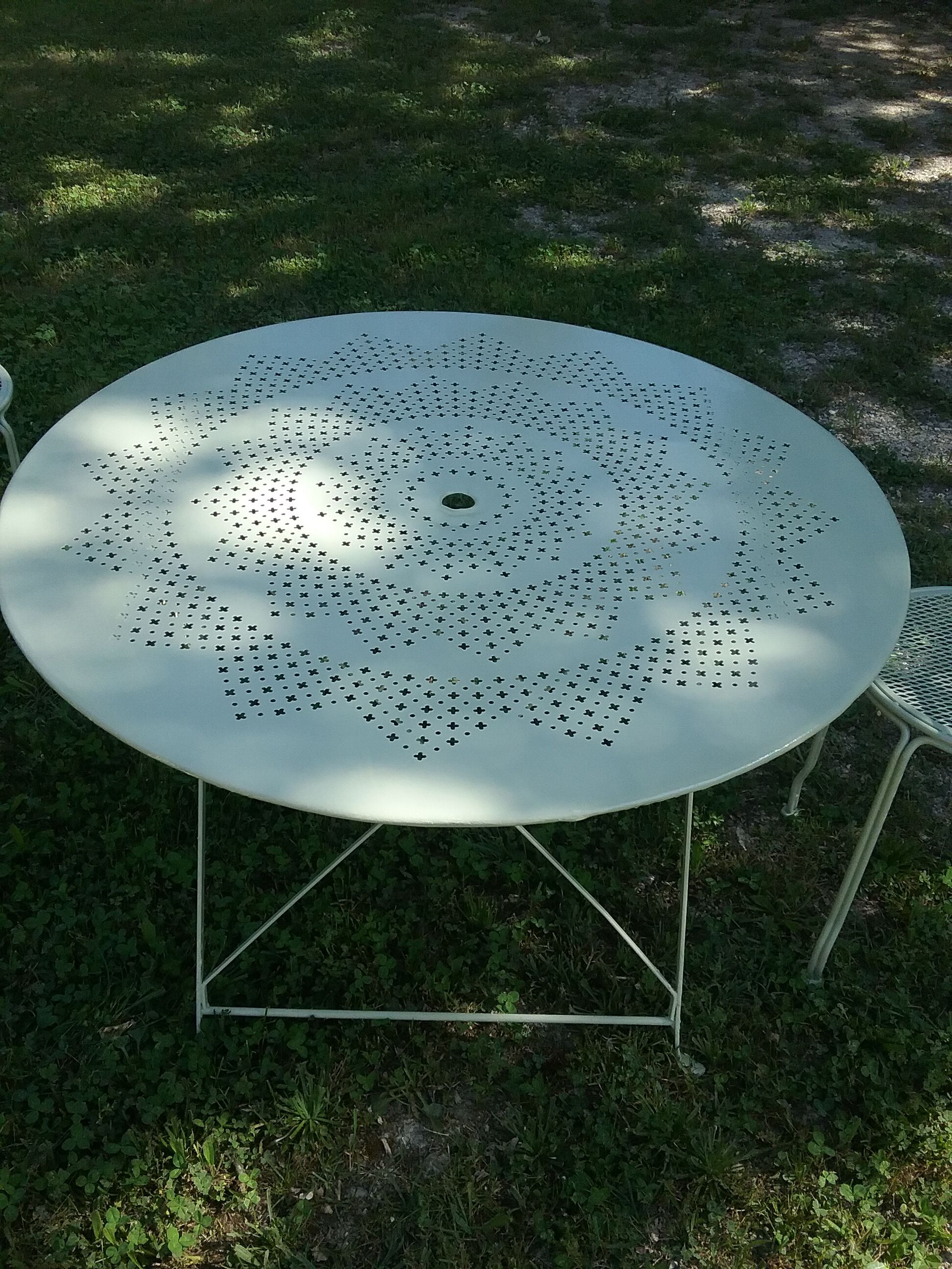 Wrought iron garden room