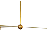 Asymmetrical chandelier sputnik white