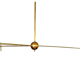Lustre asymétrique sputnik blanc