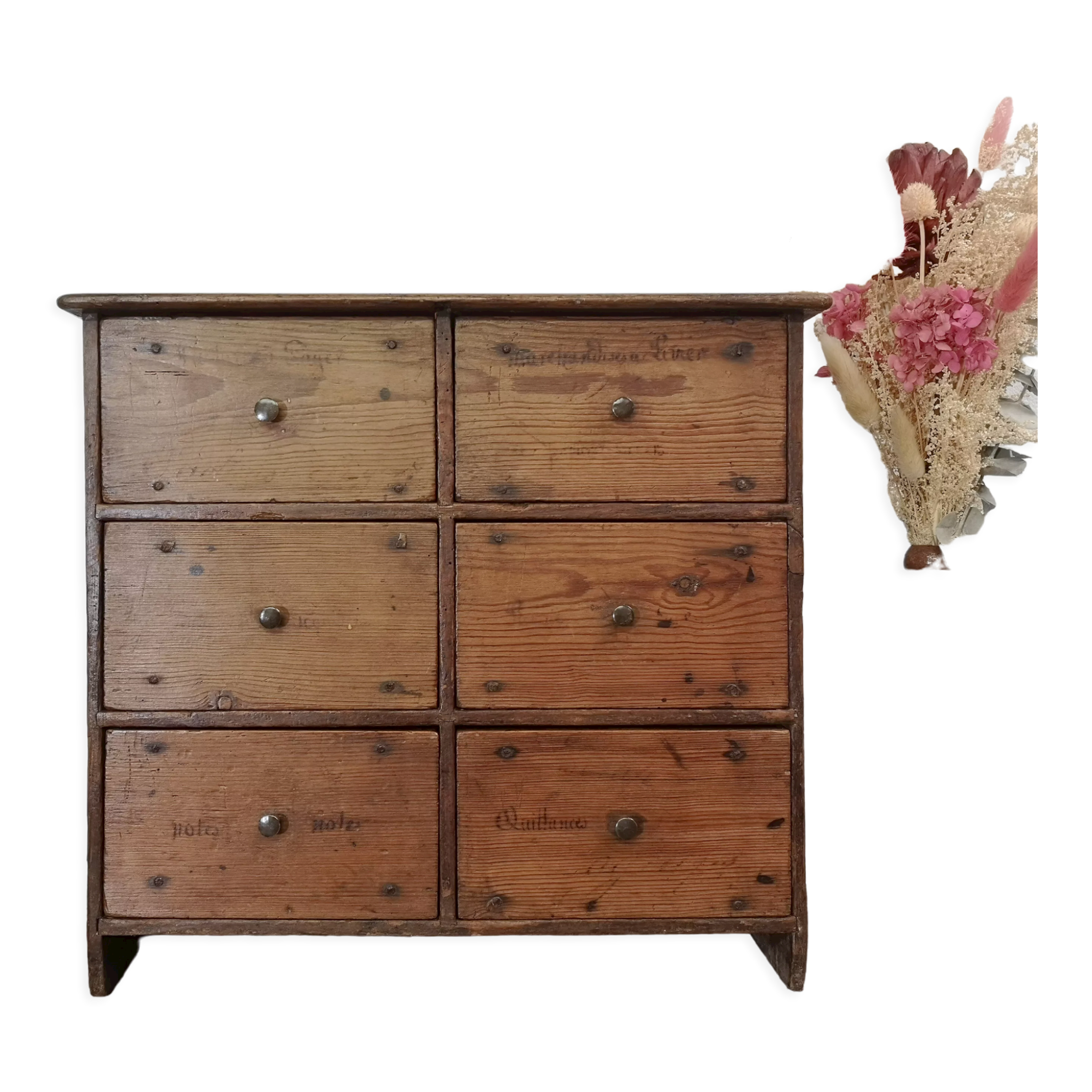 Old cabinet drawer 20-30s loom wood workshop