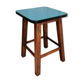 Tabouret formica bleu