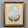 Modern painting "Sea Glimpse" in tempera on cardboard, 20th century