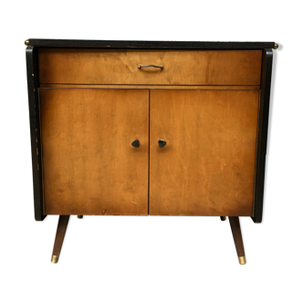 Meuble tv/hifi enfilade bahut buffet vintage pieds compas 1960