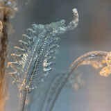 Venetian chandelier made of Murano glass, six light arms, circa 1940.