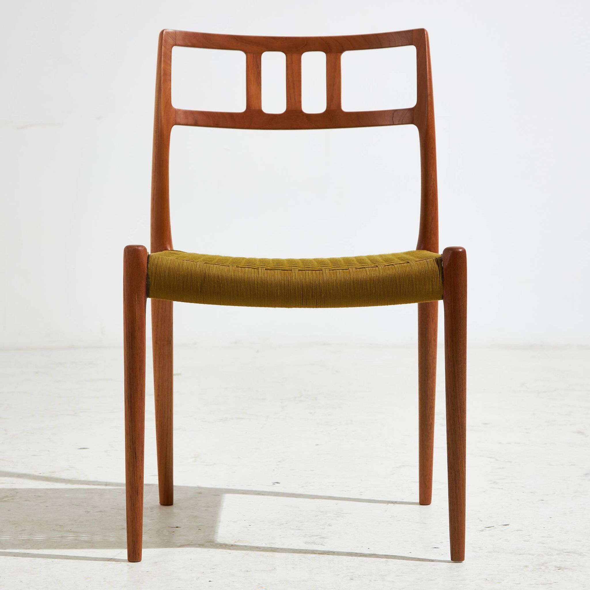 Teak Dining Set by Niels O. Møller for J.L. Møbelfabrik, set of 7, 1960s (MK10285)