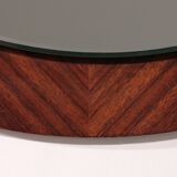 Vintage Danish Rosewood veneer Mirror 1960 Denmark