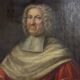 Portrait of a chancellor, oil on canvas dated 1727
