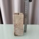 Vintage minimalist beige marble candlestick