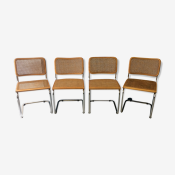 Série de 4 chaises B32 Breuer