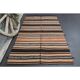 Vintage Turkish Oushak Handmade Wool Cotton Beige Area Rug 140x210