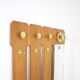 Wall coat rack with lighting Czechoslovakia 1960s