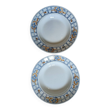 Two Badonviller Chaville soup plates