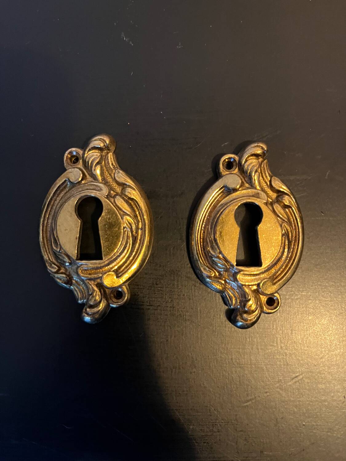 Poignée de porte en laiton