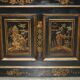 Chinese Bureau Chinoiserie 19th Century Napoleonic Leather