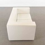 Throw Away Sofa by Willie Landels for Zanotta 1965 in white vinyl