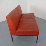 Minimalist 2-Seater Bench, Germany, 1960s