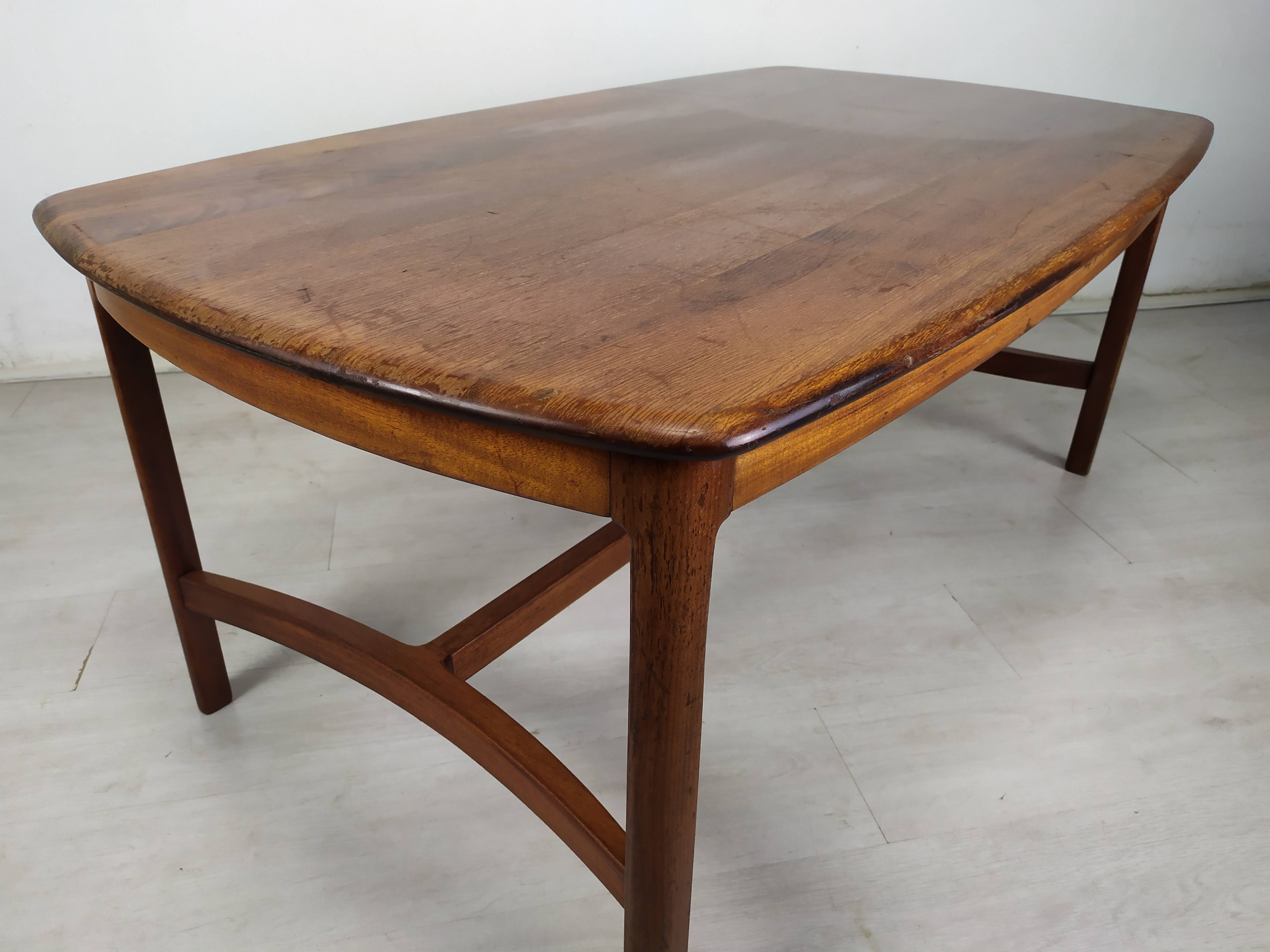 Scandinavian teak coffee table