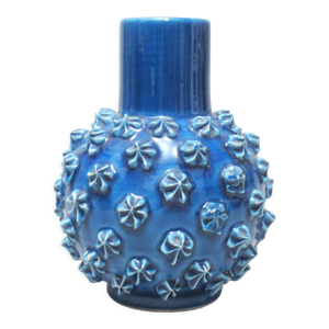 Vase pomme de pin turquoise