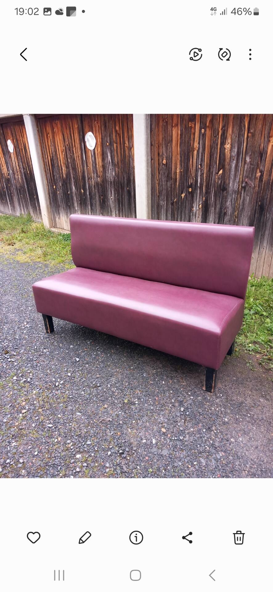 3 bistro benches
