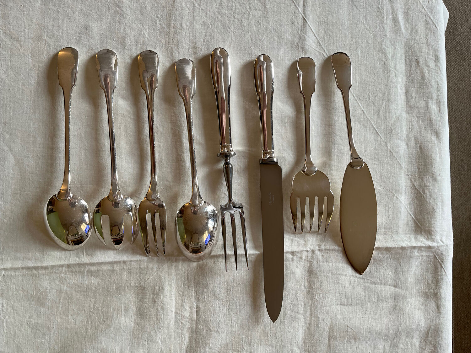 Christofle cutlery set of 179 pieces with its case.