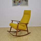Yellow rocking chair, 1960s
