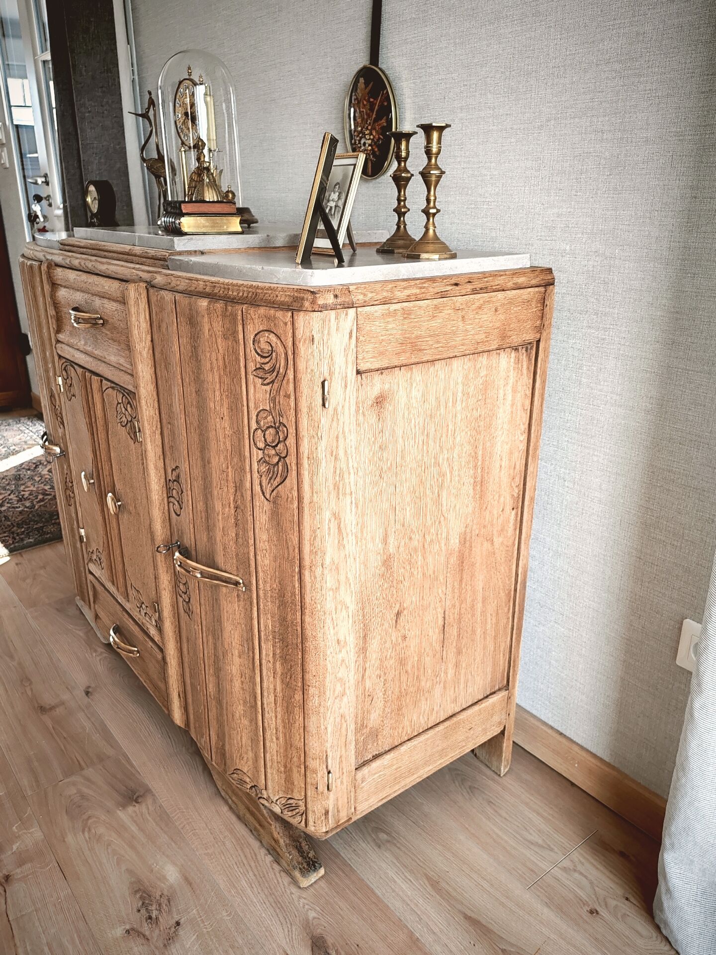 Buffet style art déco en chêne