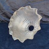 Holophane glass pendant light, vintage design