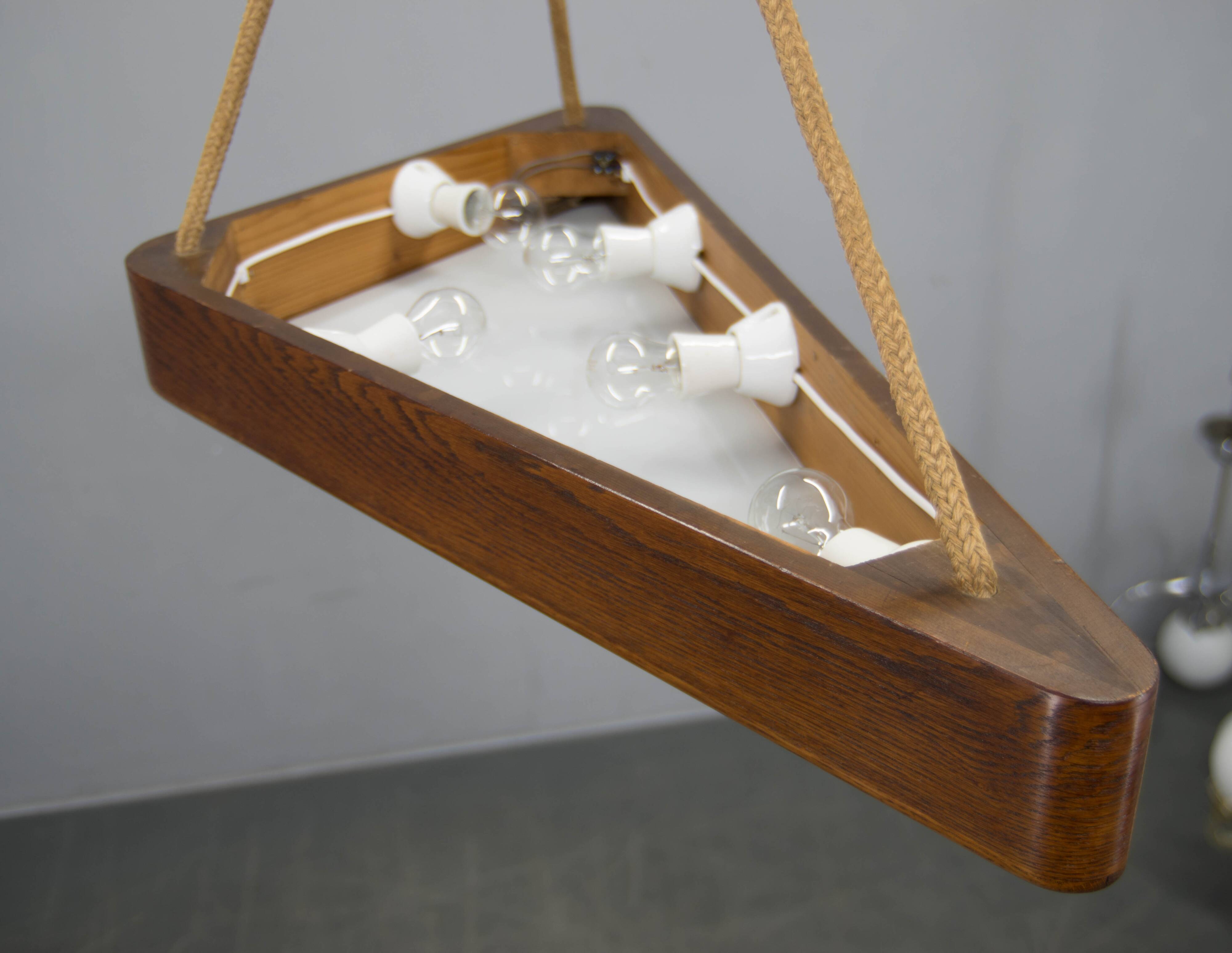 Mid-Century Modern Pendant Light by ULUV, 1960s – Restored