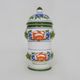 Old apothecary pot, ceramic Laurus medicine jar. Year 70 80
