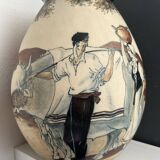 Large Ciboure vase signed Le Corrone, 1960s