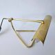Rare Midcentury Brass Table or Desk Lamp OMI, Office or Bank, Germany, 1970s