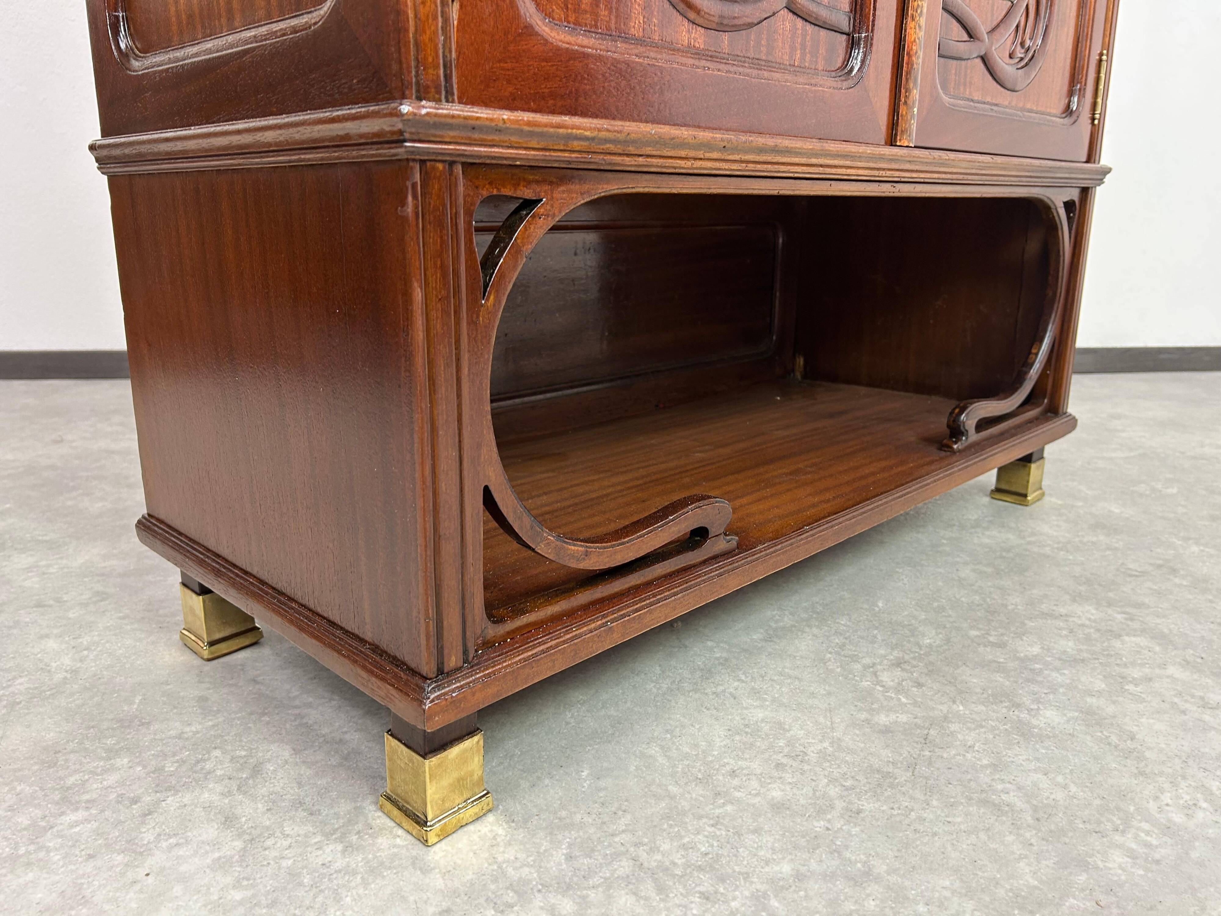 Art Nouveau display cabinet