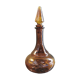 Carafe vintage ronde couleur ambre