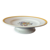 Assiette sur pied Boch Frères La Louvière Belgique