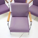 Mid-Century Tubular Chrome Armchair, Germany 1970s